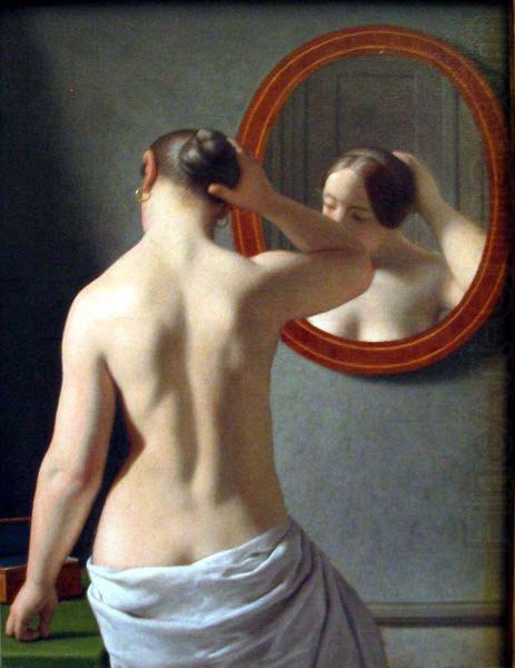 Morgentoilette, Christoffer Wilhelm Eckersberg